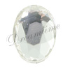 German Flatback Oval Rhinestones 6mm x 4mm